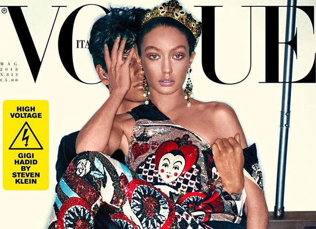 Фото - Новый скандал с «фотошопом»: Джиджи Хадид изменили до неузнаваемости на обложке Vogue