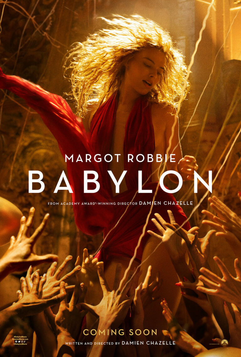 В сети появились первый трейлер и постеры фильма "Вавилон" с Брэдом Питтом и Марго Робби